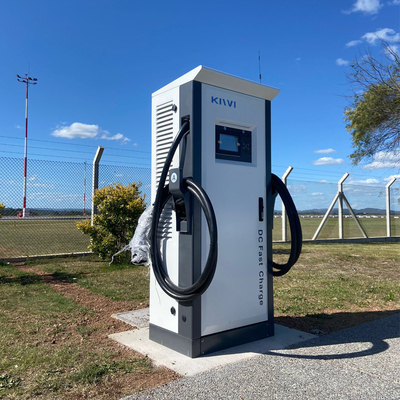 Estación de carga rápida de automóviles eléctricos con cargador rápido de vehículos eléctricos de corriente continua de 60 kW con certificación CE