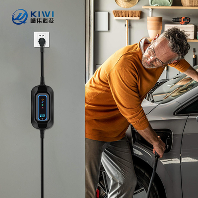 Cargador de automóviles eléctricos para el hogar portátil Tipo 2 Estación de carga de vehículos eléctricos de 3.5kw AC Cargador de vehículos eléctricos portátil