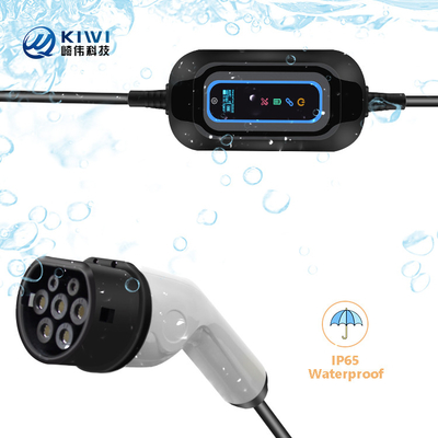 Cargador de automóviles eléctricos para el hogar portátil Tipo 2 Estación de carga de vehículos eléctricos de 3.5kw AC Cargador de vehículos eléctricos portátil