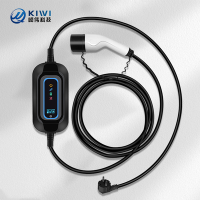 Cargador de automóviles eléctricos para el hogar portátil Tipo 2 Estación de carga de vehículos eléctricos de 3.5kw AC Cargador de vehículos eléctricos portátil