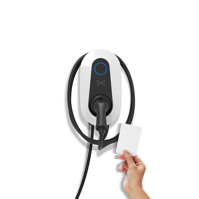 7kW 11kW 22kW Cargador de vehículos eléctricos tipo 2 Estación de carga AC montada en la pared IP55