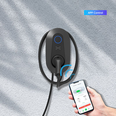 Cargador de vehículo eléctrico (VE) de CA de 7 kW con enchufe Tipo 1/Tipo 2/GB/T y RFID