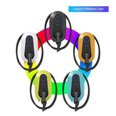 Estación de recarga de vehículos eléctricos de corriente alterna de 7 kW con conexión WiFi y enchufe de tipo 2